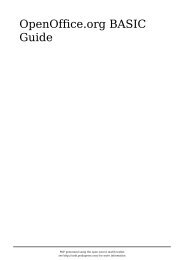 OpenOffice.org BASIC Guide.pdf - OpenOffice.org wiki