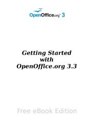 Getting Started with OpenOffice.org 3.3 - OpenOffice.org wiki