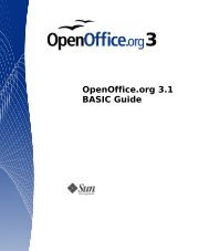 OpenOffice.org BASIC Guide - OpenOffice.org wiki