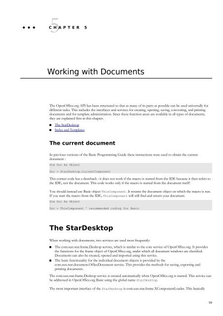 OpenOffice.org BASIC Guide - OpenOffice.org wiki