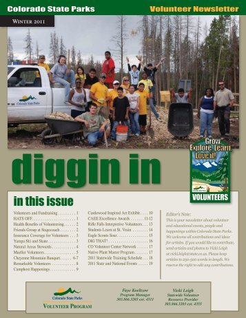 in this issue - Colorado Division of Wildlife - Colorado.gov