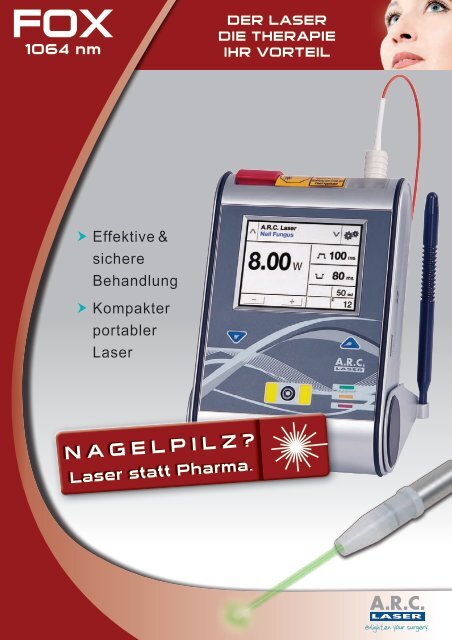 FOX III für Nagelpilz - ARC Laser
