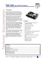 TDR1020 - Tiger DIN Rail CPU Module - Wilke Technology