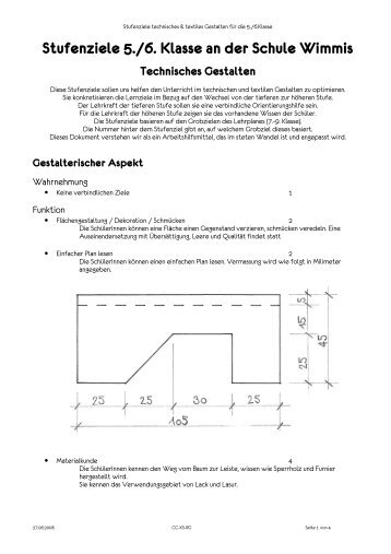 Stufenziele 5_6 Klasse