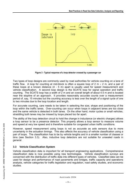 AP-G84/04 Best practice in road use data collection, analysis ... - WIM