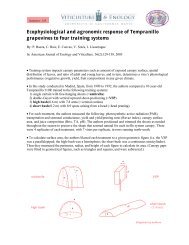 158. Response of Tempranillo to four training systems - UC Davis ...