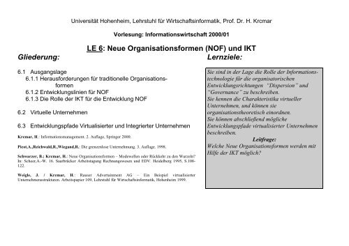 gliederung_Infowirtschaft2000_01.pdf - Lehrstuhl für ...