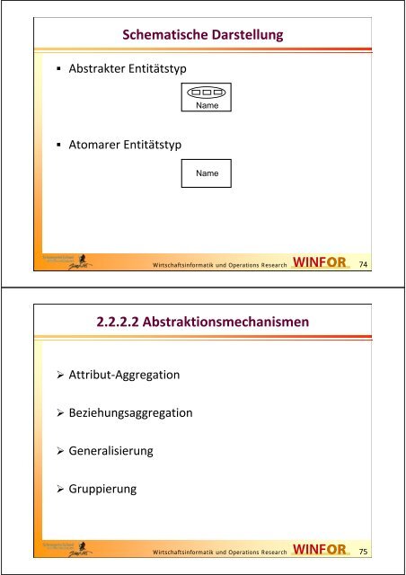 Datenbank - WINFOR