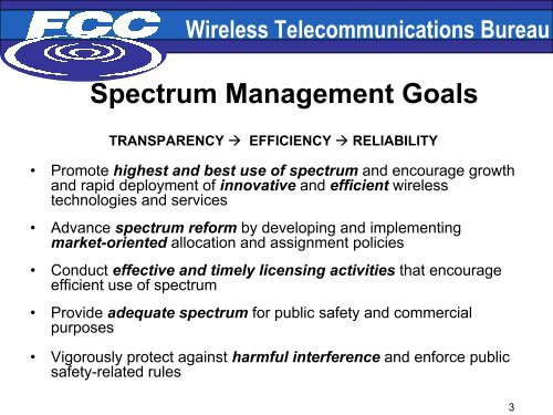 The Necessary Conditions for the Flexible Use of Spectrum