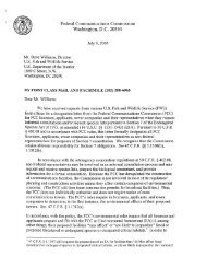 Designation letter for non-federal representatives seeking ... - FCC