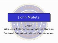 John Muleta - Wireless Telecommunications Bureau - FCC