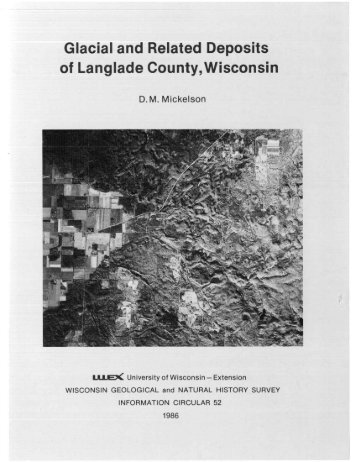 IC52. Glacial and related deposits of Langlade County, Wisconsin.