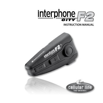 INSTRUCTION MANUAL - Interphone - Cellular Italia S.p.A.