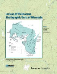 Kewaunee - Wisconsin Geological and Natural History Survey