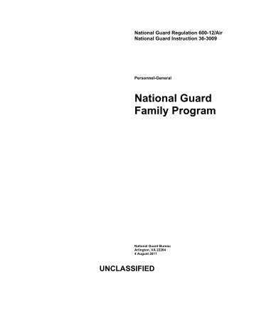 NGR 600-12 National Guard Family Program - Wisconsin Service ...
