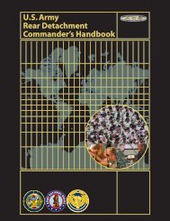 U.S. Army Rear Detachment Commander's Handbook - Wisconsin ...