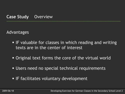 Case Study - WISSENSCHAFT in progress