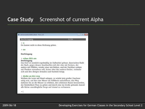 Case Study - WISSENSCHAFT in progress