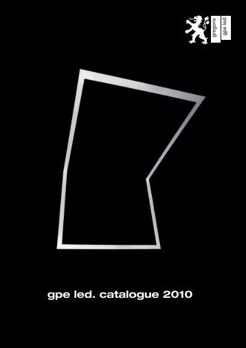 gpe led. catalogue 2010