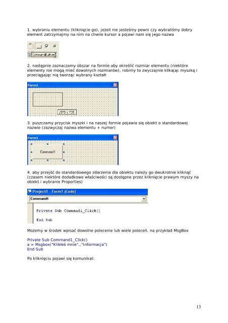 Visual Basic 6 Kurs