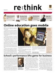 Online education goes mobile - Waikato Management School - The ...