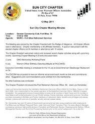 12 May 2011 Chapter Meeting Minutes