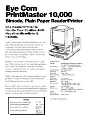 Eye Com PrintMaster 10,000 - World Micrographics, Inc