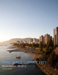 Sample Position Paper - National Model United Nations
