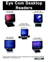 Eye Com Desktop Readers - World Micrographics, Inc