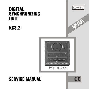 DIGITAL SYNCHRONIZING UNIT KS3.2 - Wpa.ie