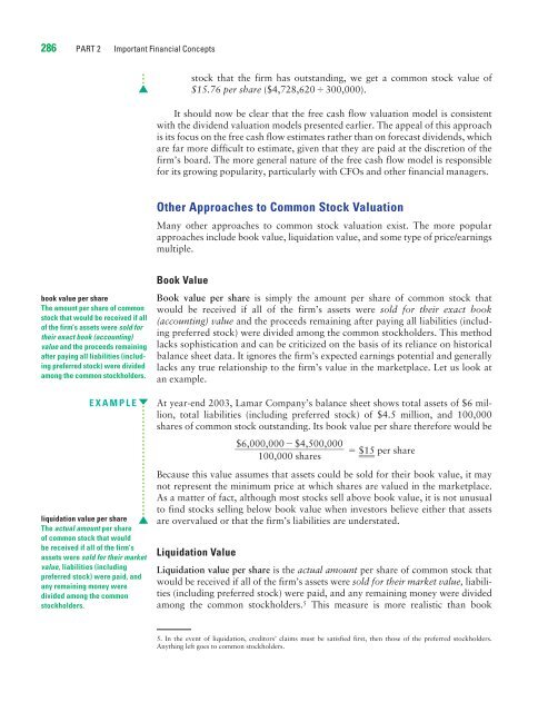 Stock Valuation