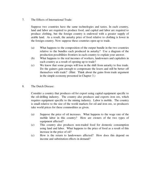 Chapter 6 TRADE AND LOCAL INCOME DISTRIBUTION: THE ...