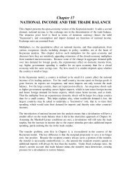 Chapter 17 NATIONAL INCOME AND THE TRADE BALANCE