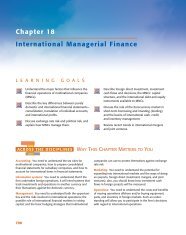 Chapter 18 International Managerial Finance