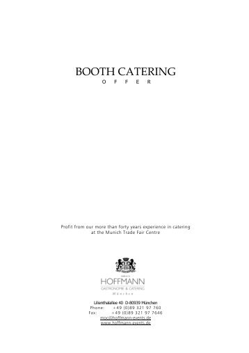 Booth Catering - PHOTON Info