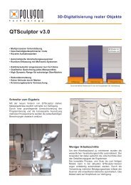 3d-Digitalisierung realer Objekte - Polygon Technology Gmbh