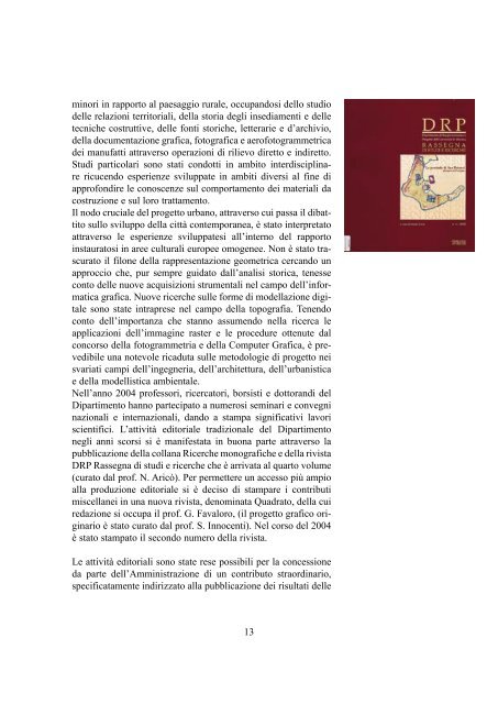 Relazione sulle attività didattiche e scientifiche svolte nell'anno 2004