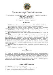 D.R. N.1423 - Università degli Studi di Messina
