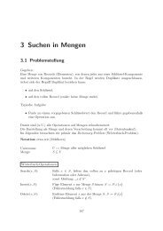 3 Suchen in Mengen - Www I6 Informatik Rwth Aachen