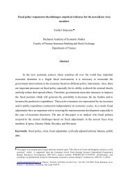 Fiscal policy responses to thechallenges - SRE-Discussion Papers ...