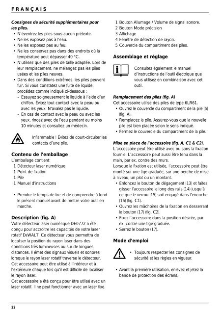 digital laserdetektor de0772 - Service