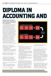 DIPloma In accountIng anD BusIness - ACCA