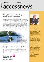 Die größte Akademiker-Gruppe Deutschlands: Ingenieure ... - Access