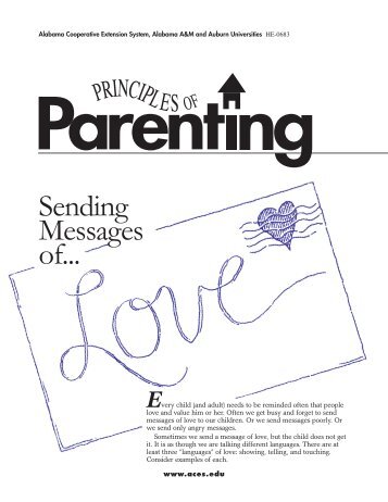 Sending Messages...of Love - Alabama Cooperative Extension System