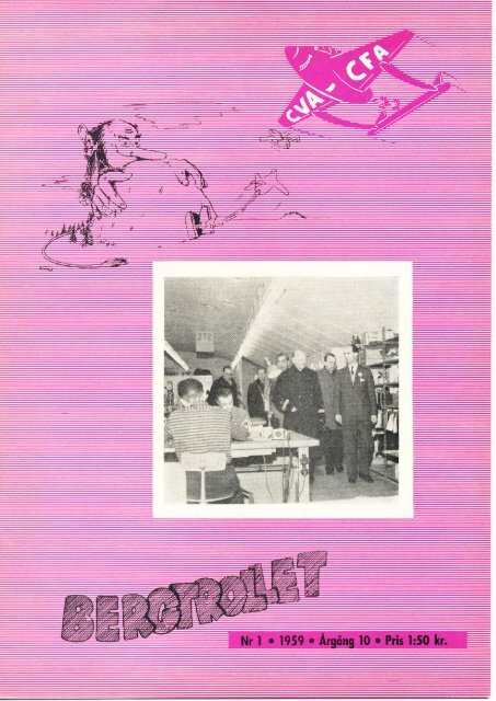 1959 nr 1 - AEF, Arboga Elektronikhistoriska Förening