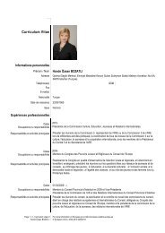 AER Presidency CV SON