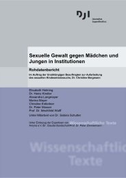 Rohdatenbericht - Unabhängiger Beauftragter Sexueller Missbrauch