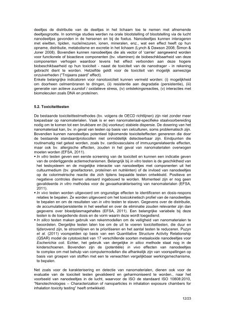 Advies 04-2012 van het Wetenschappelijk comité van het FAVV