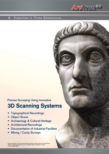 Arctron 3 D 3D Scanning Systems