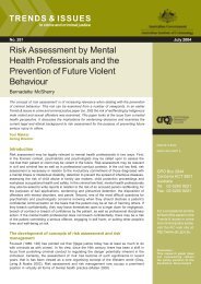Risk assessment by mental health professionals and the prevention ...